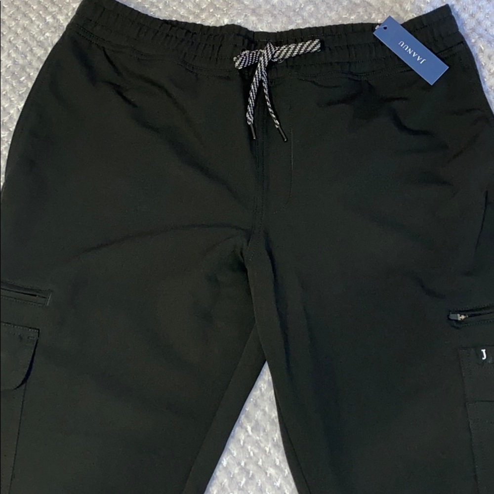 Jaanuu Men's Short-length Slim-Fit Cargo Pant